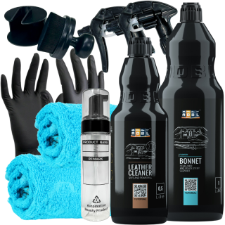 Zestaw ADBL do wyczyszczenia skór i materiału bonnet leather cleaner