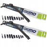 OXIMO ZESTAW 600mm+475mm WYCIERACZKI UNIWERSALNE MULTITYPE MT600+MT475 + mikrofibra gratis