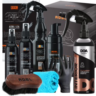 ADBL Zestaw Leather KIT Środek do czyszczenia skróty + DOA LEATHER DETAILER