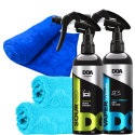 DOA Sour QD kwaśny quick detailer zestaw z mikrofibrami i ręcznikiem do osuszania DOA Sour QD kwaśny quick detailer zestaw z mikrofibrami i ręcznikiem do osuszania