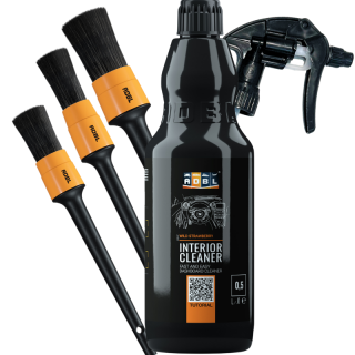 Zestaw ADBL Interior Cleaner 0,5L- preparat do czyszczenia wnętrza + pędzelki adbl