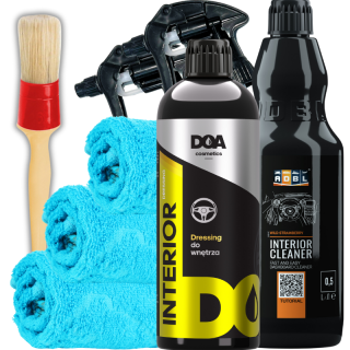Kosmetyki do czyszczenia mycia wnętrza auta ADBL Interior Cleaner DOA interior dressing