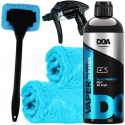 DOA vaper glass cleaner 500ml zestaw z mikrofibrami i czyścik do szyb DOA vaper glass cleaner 500ml zestaw z mikrofibrami i czyścik do szyb