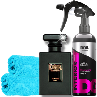 Zestaw do wnętrza DOA Interior Detailer Cherry i Perfumy Do Auta Paris