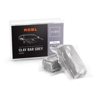 ADBL Clay Bar Grey 2x50g - Twarda Glinka do Czyszczenia Lakieru i Szyb