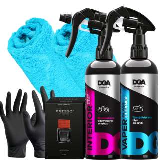 Zestaw do wnętrz Doa vaper glass cleaner + detailer cherry fresso