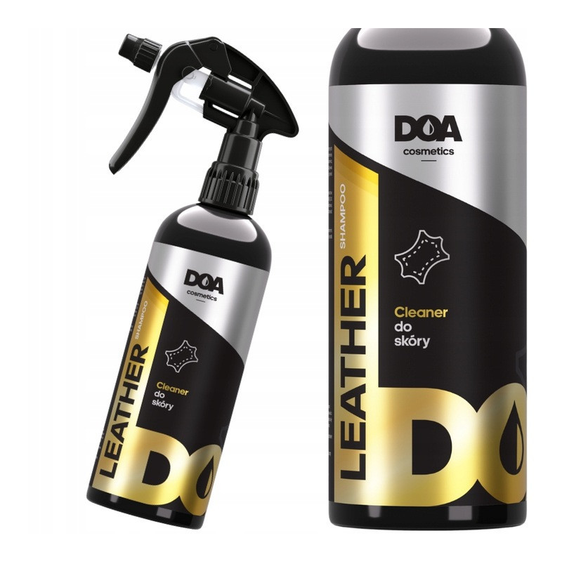 DOA Leather Shampoo płyn do skór + Szczotka do skór naturalne włosie DOA Leather Shampoo płyn do skór + Szczotka do skór naturalne włosie