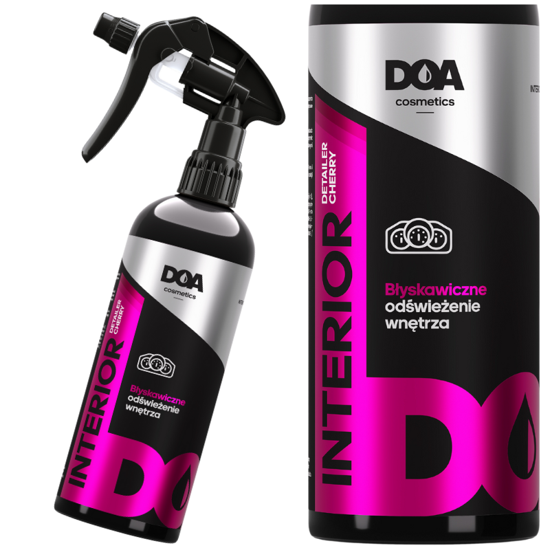 Zestaw do wnętrz Doa vaper glass cleaner + detailer cherry fresso Zestaw do wnętrz Doa vaper glass cleaner + detailer cherry fresso