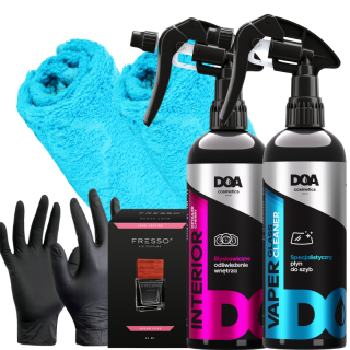 Zestaw do wnętrz Doa vaper glass cleaner + detailer cherry fresso