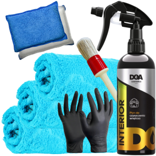 DOA Cosmetics Interior Cleaner do czyszczenia wnętrza Scrub Pad Pędzel