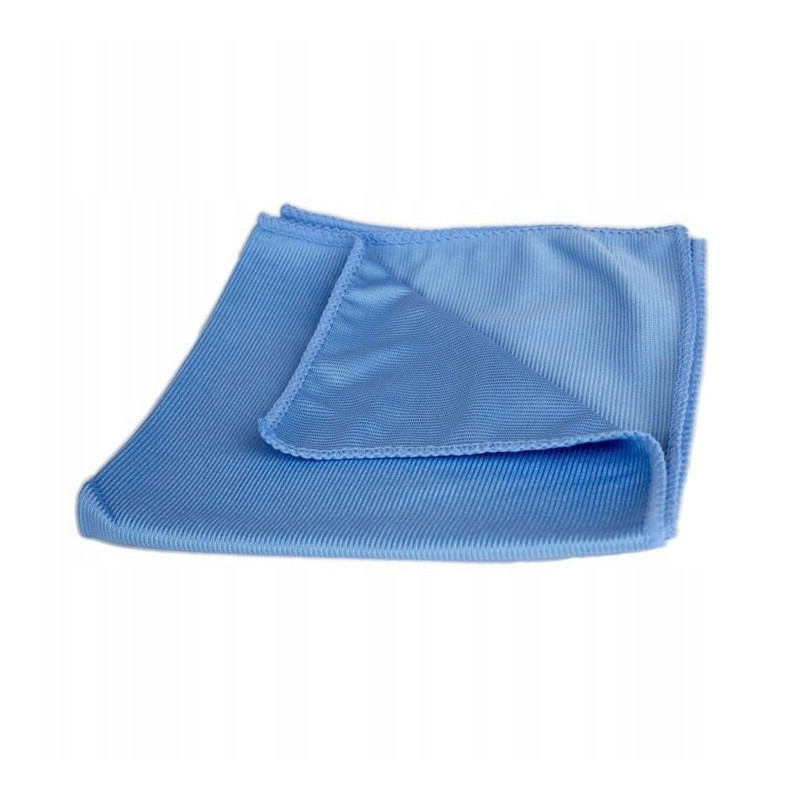 Mikrofibra do mycia i czyszczenia auta Perfect Glass 40x40 240g/m2 niebiesk Mikrofibra do mycia i czyszczenia auta Perfect Glass 40x40 240g/m2 niebiesk