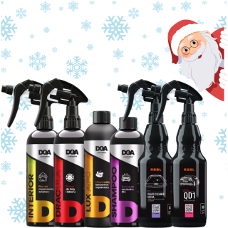 Zestaw świąteczny kosmetyków do samochodu do mycia detailing ADBL DOA