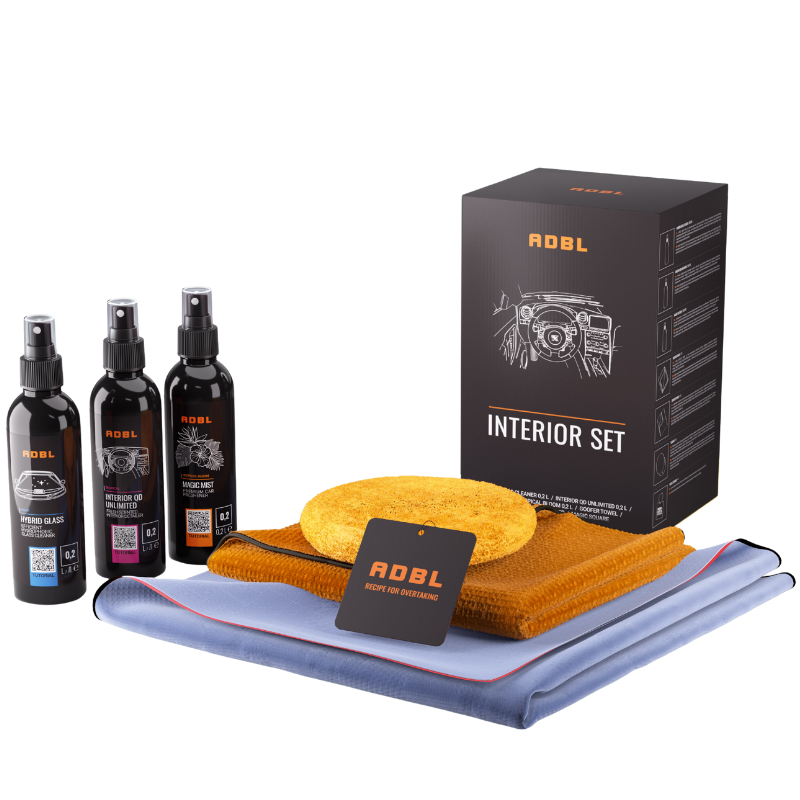 ADBL Interior Sample Set,zestaw kosmetyków i akcesoriów do pielęgnacji wnętrza