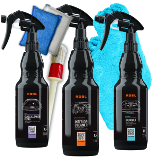 Zestaw ADBL do czyszczenia wnętrza prezent świąteczny 3x500ml