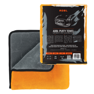 ADBL Puffy Towel - puszysta mikrofibra o długim włóknie - 41x41 cm 840 gsm