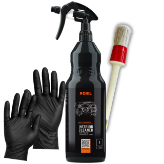 ADBL Interior Cleaner 1L z pędzlem do mycia plastików oraz rękawiczkami