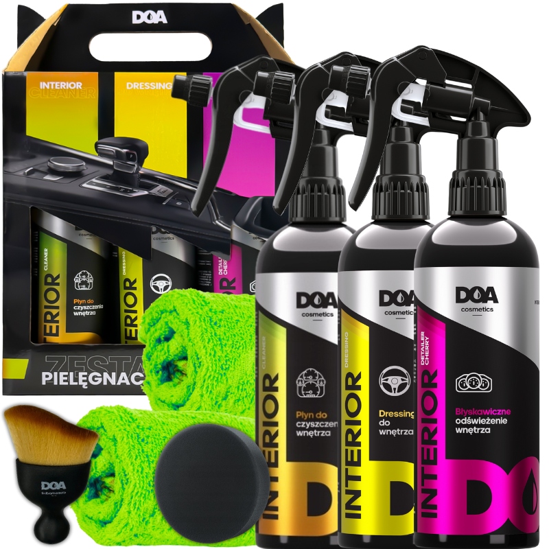 DOA Cosmetics Zestaw do mycia wnętrza PREZENT