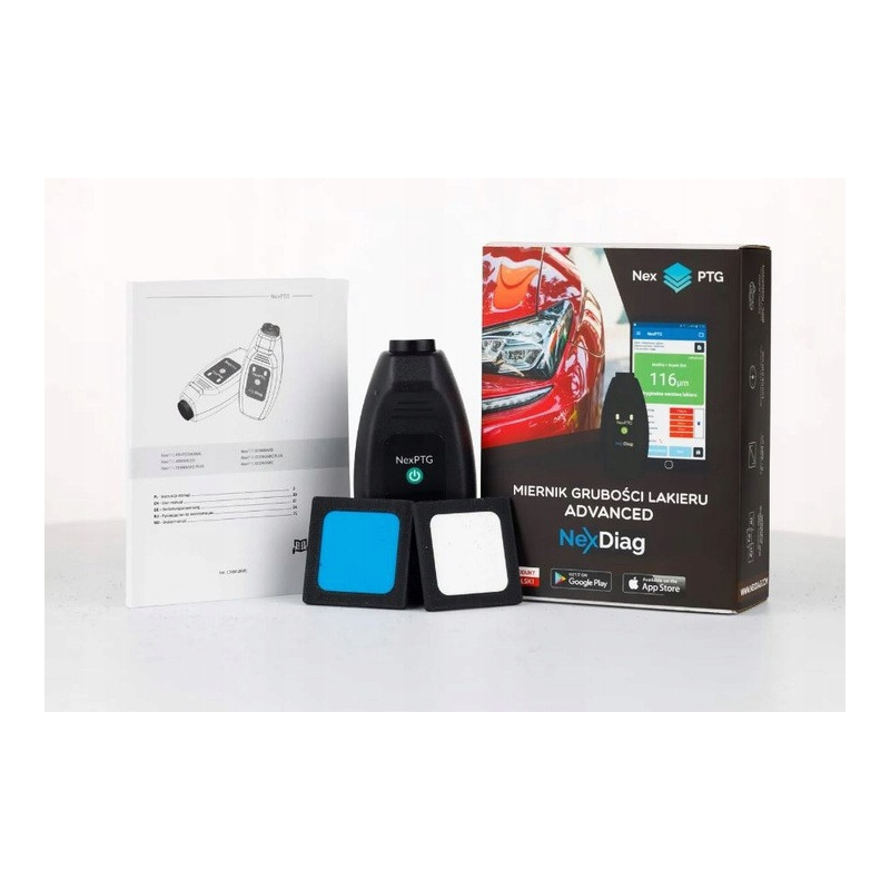 Miernik Grubości Lakieru Samochodu NexPTG Advanced Stal Ocynk Aluminium Miernik Grubości Lakieru Samochodu NexPTG Advanced Stal Ocynk Aluminium