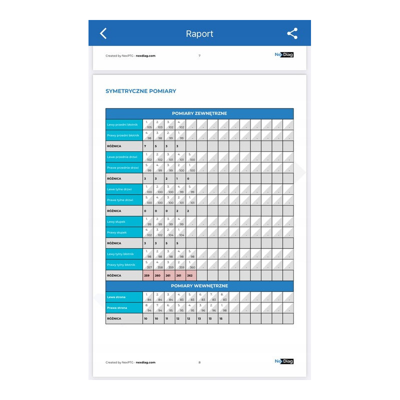 Miernik Grubości Lakieru Samochodu NexPTG Advanced Stal Ocynk Aluminium Miernik Grubości Lakieru Samochodu NexPTG Advanced Stal Ocynk Aluminium