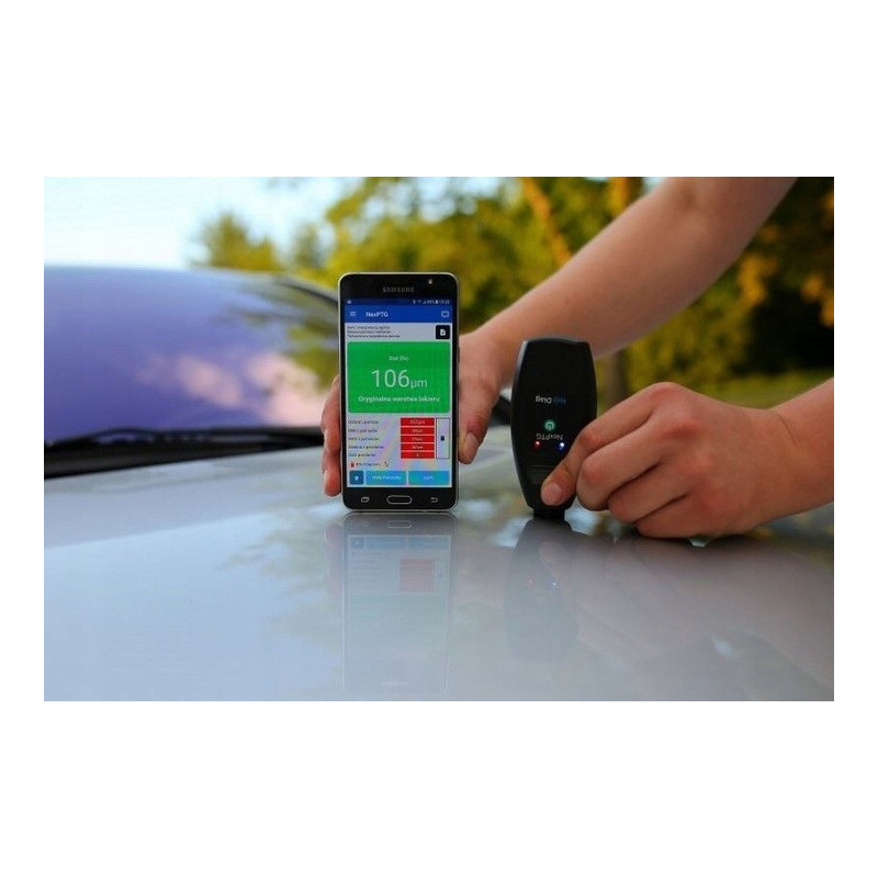 Miernik Grubości Lakieru Samochodu NexPTG Advanced Stal Ocynk Aluminium Miernik Grubości Lakieru Samochodu NexPTG Advanced Stal Ocynk Aluminium