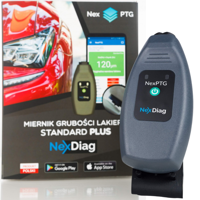 Polski Miernik Grubości Lakieru NexPTG Standard Plus Stal Ocynk Aluminium