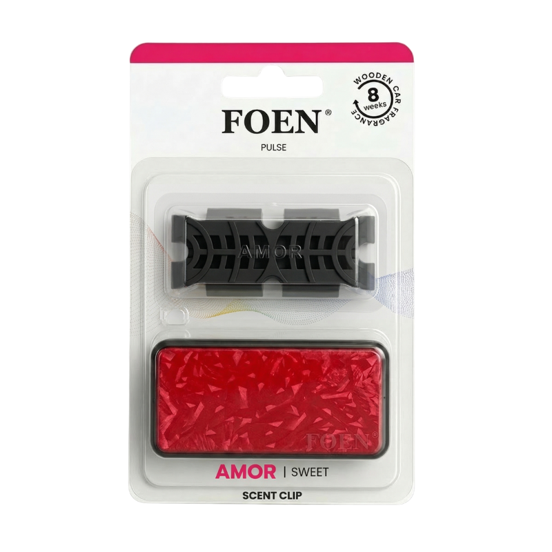 Foen Pulse - AMOR zapach do samochodu montowany w kratce nawiewu