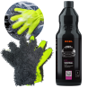 Zestaw do mycia auta - ADBL Snowball 1L szampon do mycia auta + Rękawica limonkowa