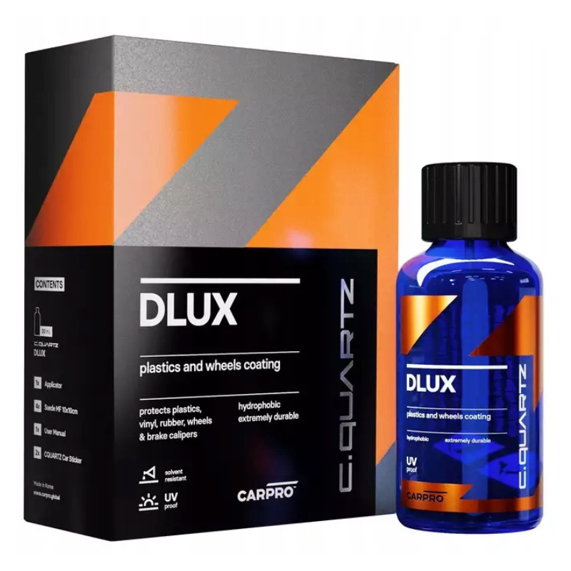 CarPro Dlux Kit 30ml Powłoka ceramiczna do felg i plastików auta
