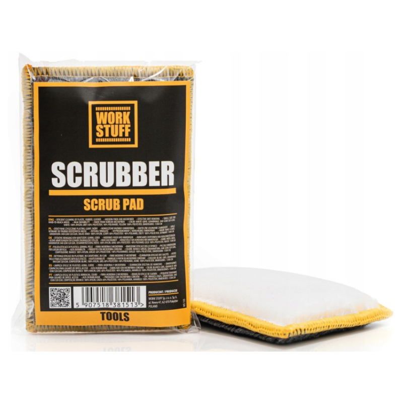 Work Stuff Scrubber - Scrub Pad do Plastiku, Gumy i Skóry