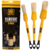 Work Stuff Detailing Brush 3 pack Zestaw Pędzli Pędzelek do wnętrza detali