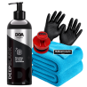 DOA Deep Black 500ml Dressing do Opon + Aplikator + 2 Mikrofibry