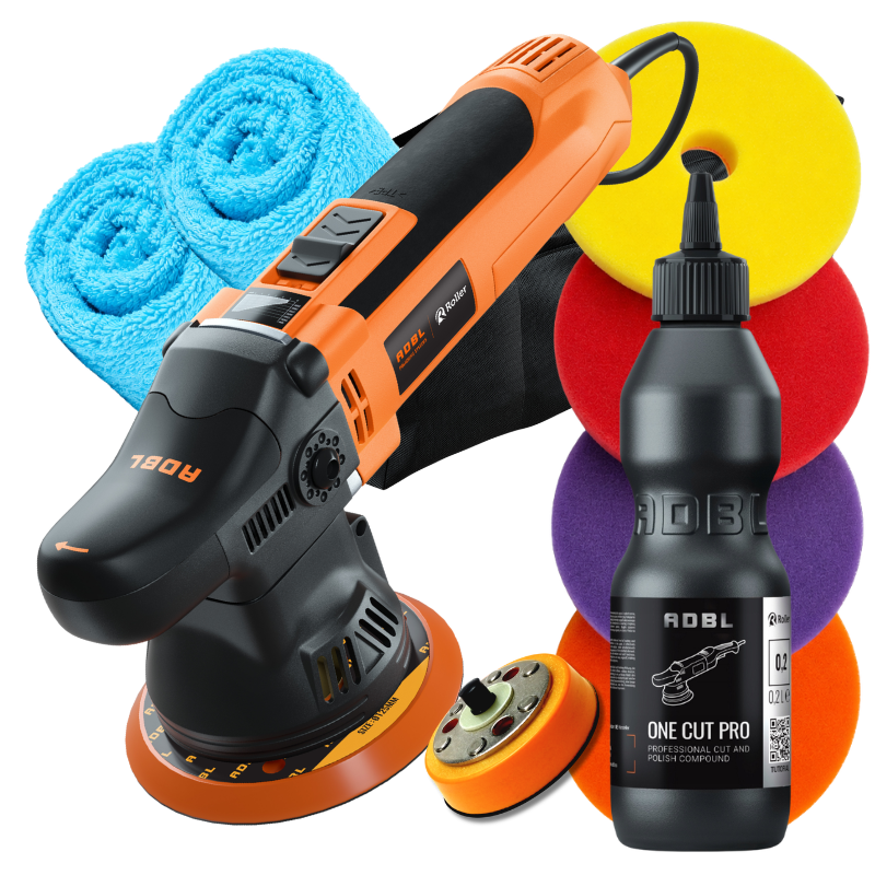 ADBL Roller D09125-01 + Torba + Talerz 75mm + PADY + Pasta polerska jednoetapowa ADBL