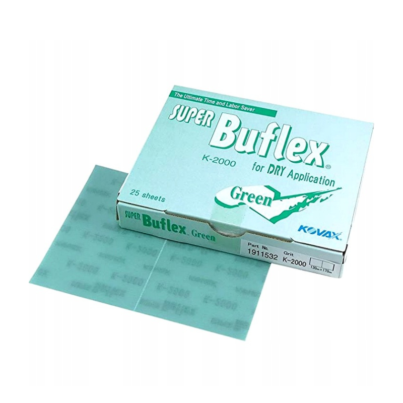 Kovax Buflex Dry Green 130 × 170 mm K2000 – wstęga ścierna na rzep