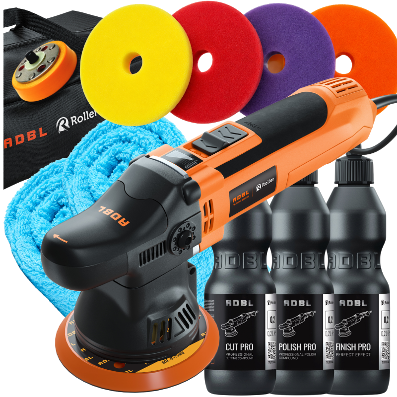 ADBL Roller D09125-01 + pasty PRO i pady EVO | Zestaw polerski