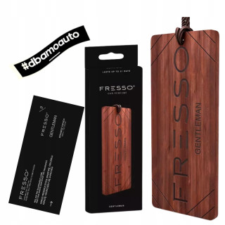 FRESSO GENTLEMAN Drewniana zawieszka zapachowa zapach samochodowy pachnący