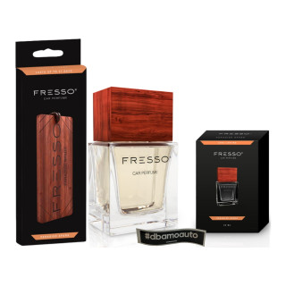 ZAPACH FRESSO PARADISE SPARK ZESTAW PERFUMY DO SAMOCHODU 50 ML+ZAWIESZKA