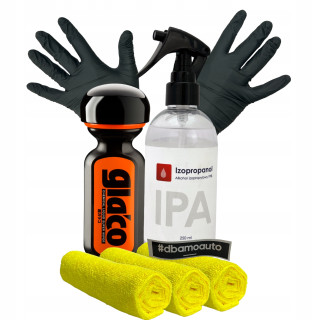 SOFT99 Ultra Glaco 70ml niewidzialna wycieraczka w Płynie + IPA akcesoria