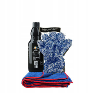 Mycie i czyszczenia auta z szamponem ADBL shampoo PRO + akcesoria do mycia