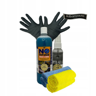 Mycie auta z szamponem OPTIMUM NO RINSE + Wosk OptiSeal i mikrofibry