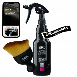 Środek do czyszczenia wnętrza auta ADBL QD quick detailer + pędzelek DOA