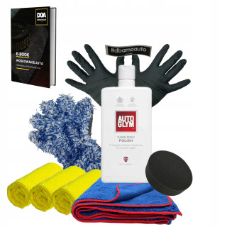 Mleczko do pielęgnacji auta Wosk samochodowy AutoGlym + akcesoria