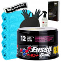 Soft99 Fusso Coat 12 Months Wax Dark Wosk samochodowy twardy DUŻY ZESTAW Soft99 Fusso Coat 12 Months Wax Dark Wosk samochodowy twardy DUŻY ZESTAW