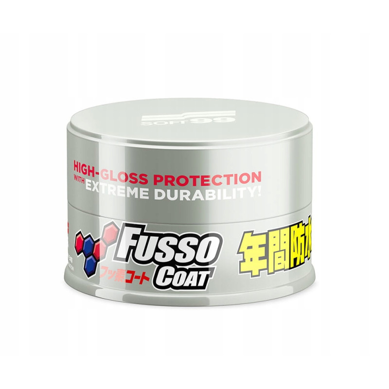 Soft99 New Fusso Coat 12 Month Wax Light wosk samochodowy do jasnego lakieru Soft99 New Fusso Coat 12 Month Wax Light wosk samochodowy do jasnego lakieru