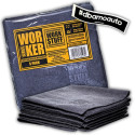 WORK STUFF WORKER 5 PACK GREY MIKROFIBRY BEZSZWOWE 40x40 mikrofibra WORK STUFF WORKER 5 PACK GREY MIKROFIBRY BEZSZWOWE 40x40 mikrofibra