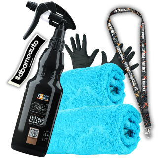 ADBL Leather Cleaner Płyn Do Czyszczenia Skór W Samochodzie Aucie 500ml
