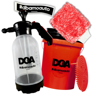 Zestaw Akcesoria DOA wiadro opryskiwacz i rękawica z mikrofibry