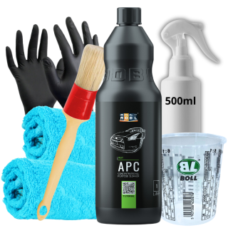 ADBL APC uniwersalny środek czyszczący mocny 1000ml + akcesoria ściereczki