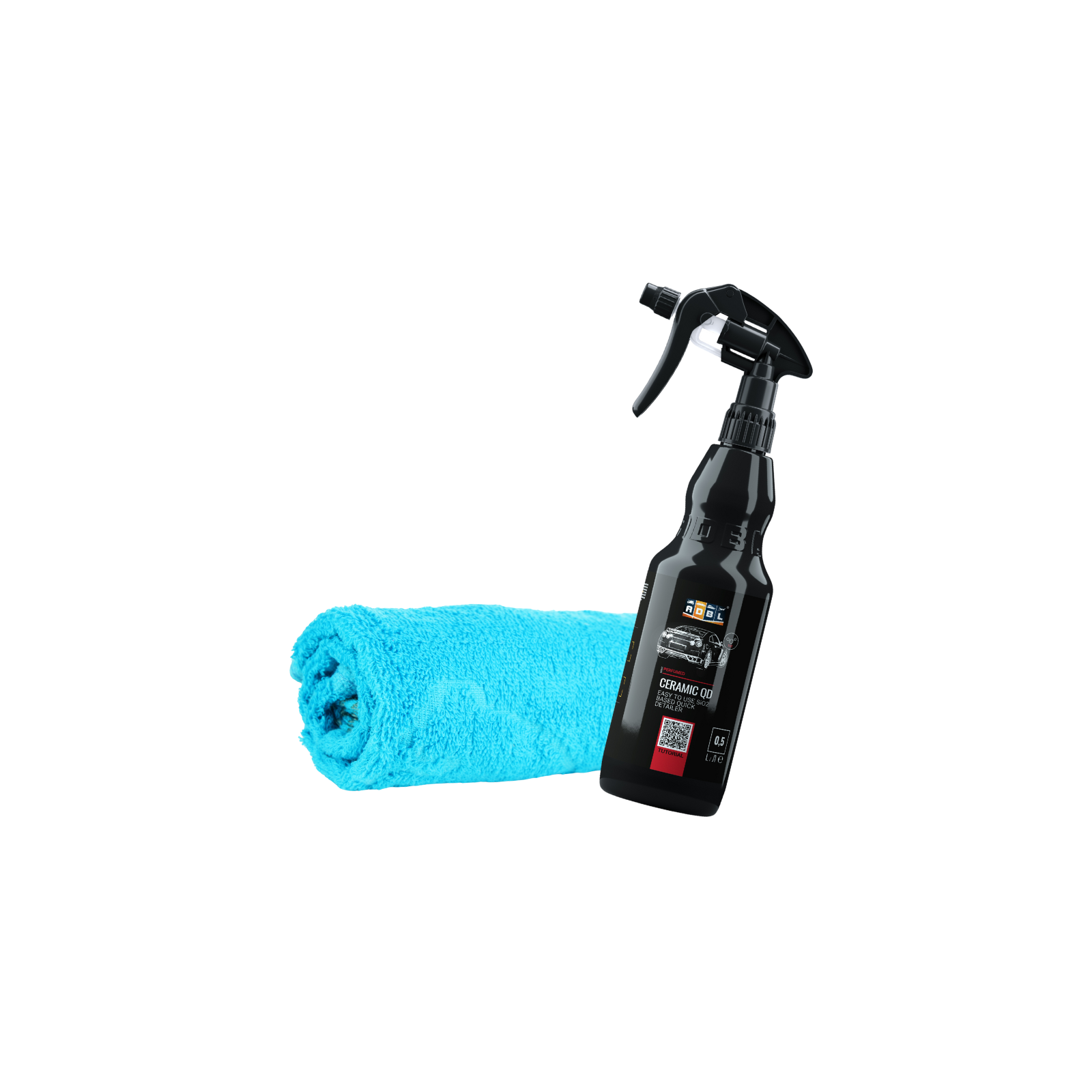 ADBL Ceramic QD Quick Detailer – Formato 5 Litri, Pronto All'uso, Con Spray – Per Finiture Cromate E Vernici Ceramiche