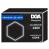 Zestaw Led HEKSAGON 240V aluminium 6500k a003 oświetlenie