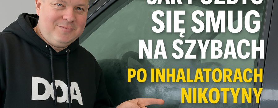 Jak usunąć smugi na szybach po e-papierosach? Skuteczny sposób z Vaper Glass Cleaner Jak usunąć smugi na szybach po e-papierosach? Skuteczny sposób z Vaper Glass Cleaner
